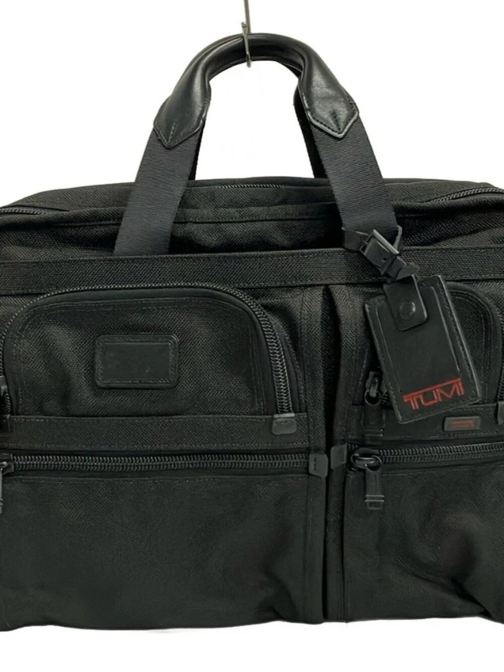 TUMI 26160DH Black TUMI Nylon Leather Business Bag
